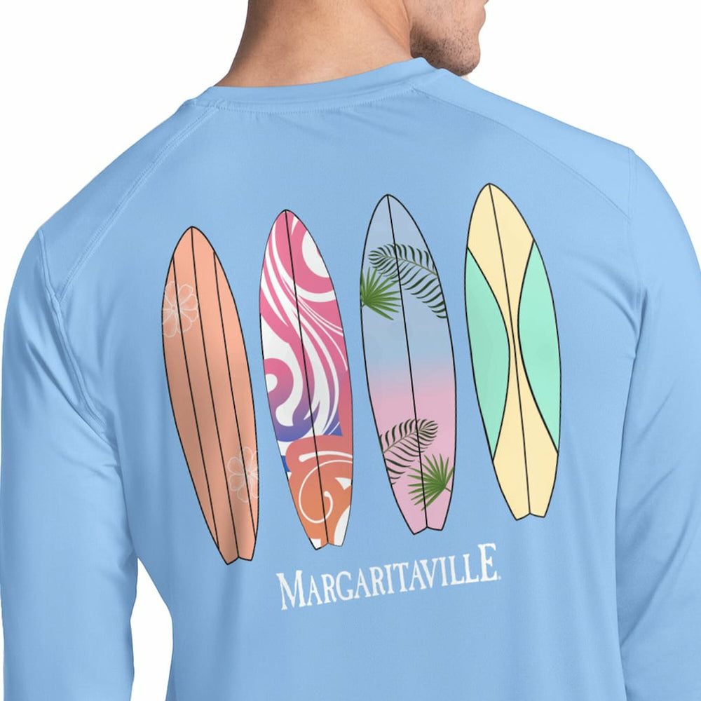 Dallas Cowboys Margaritaville Life's A Beach Long Sleeve Rashguard - Light Blue outlet