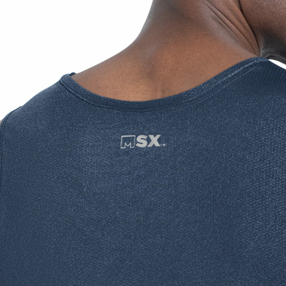 Dallas Cowboys MSX by Michael Strahan Energy Scoop Neck Tank Top - Navy discount