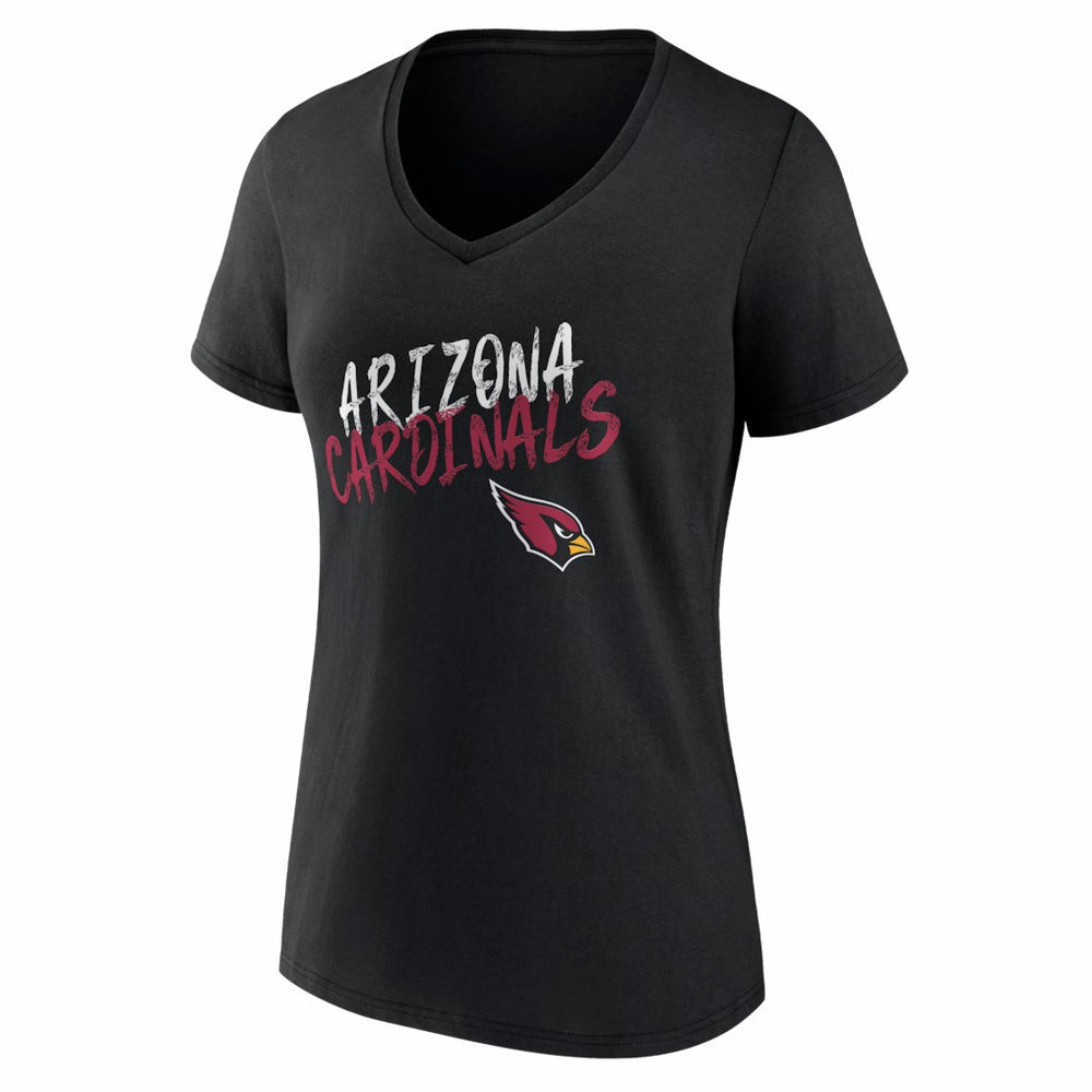 Arizona Cardinals Women's Hustle V-Neck T-Shirt - Black on sale