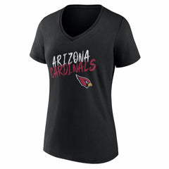 Arizona Cardinals Women's Hustle V-Neck T-Shirt - Black on sale