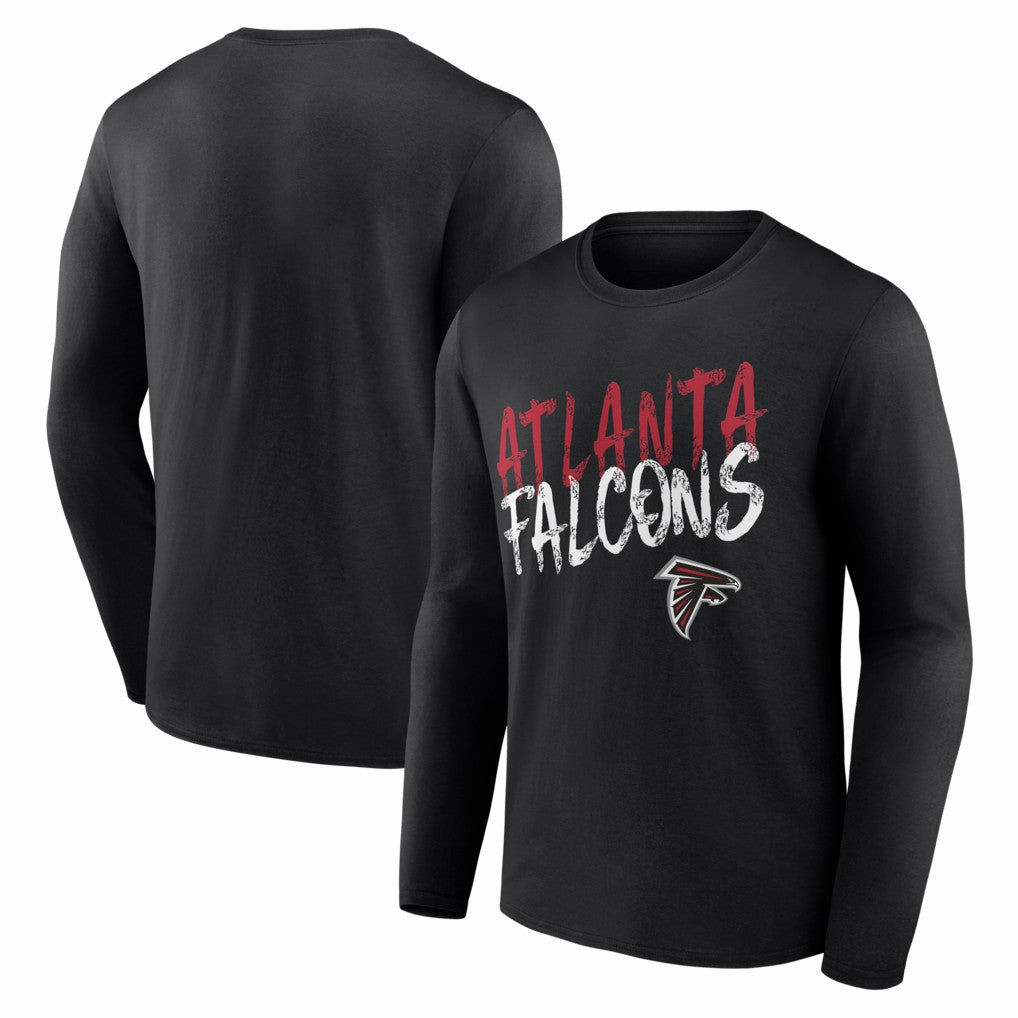 Atlanta Falcons Hustle Long Sleeve T-Shirt - Black for sale