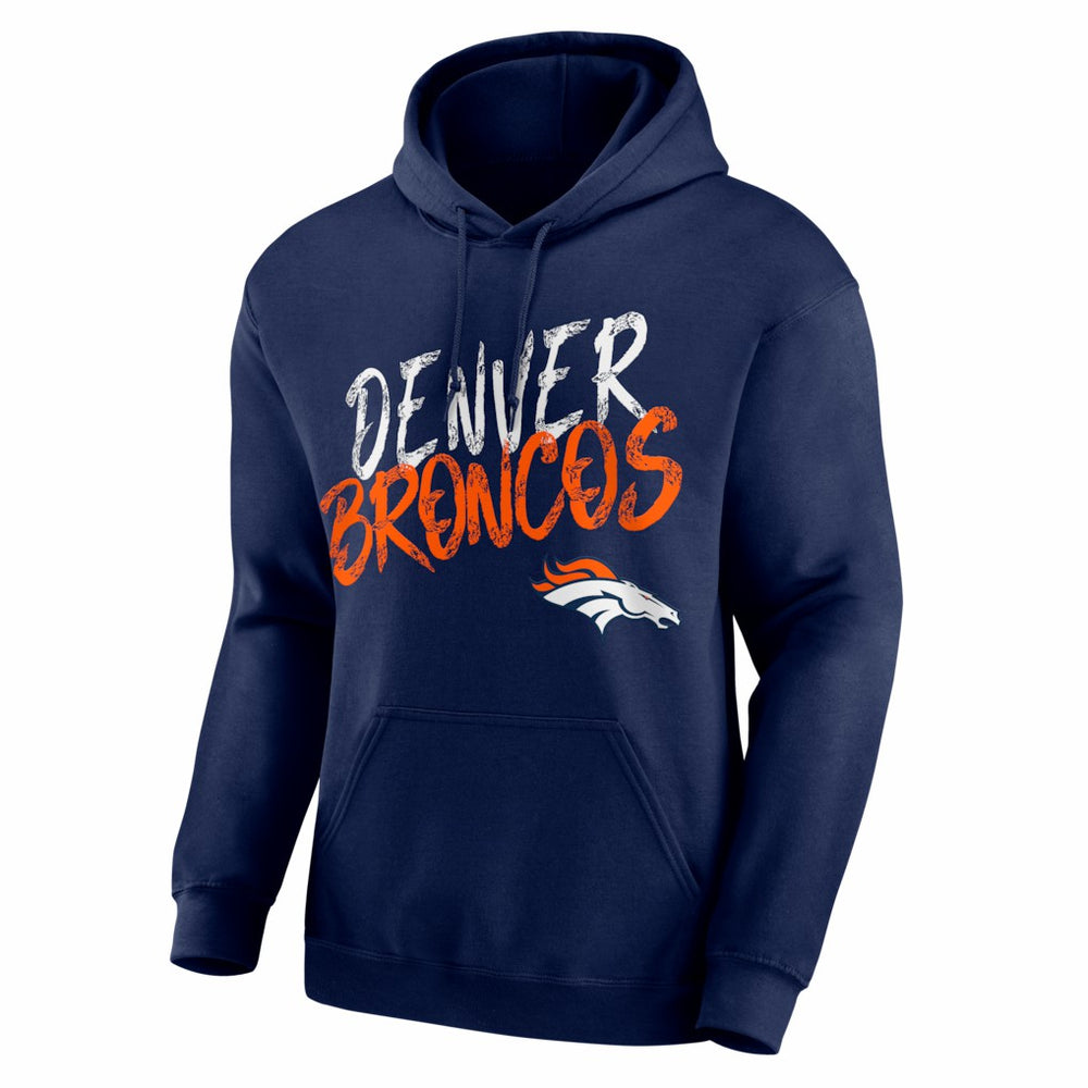 Denver Broncos Hustle Hoodie - Navy on sale