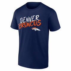 Denver Broncos Hustle T-Shirt - Navy online