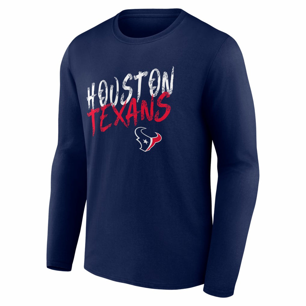 Houston Texans Hustle Long Sleeve T-Shirt - Navy online