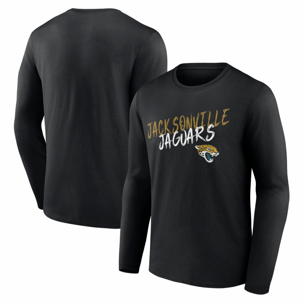 Jacksonville Jaguars Hustle Long Sleeve T-Shirt - Black discount