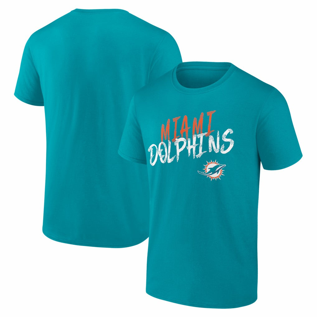 Miami Dolphins Hustle T-Shirt - Aqua on sale