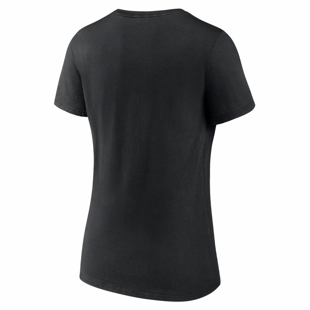 Pittsburgh Steelers Women's Hustle V-Neck T-Shirt - Black cheap
