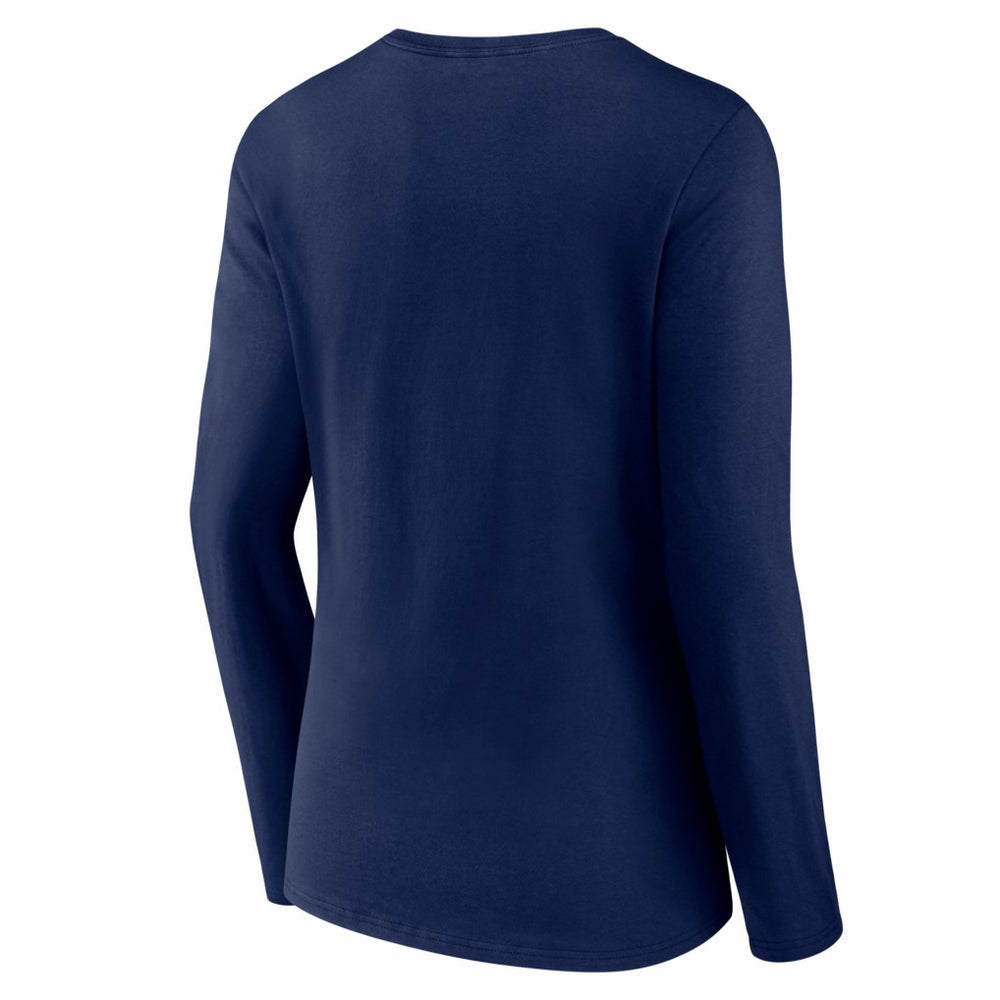 Seattle Seahawks Women's Hustle Long Sleeve V-Neck T-Shirt - College Navy cheap