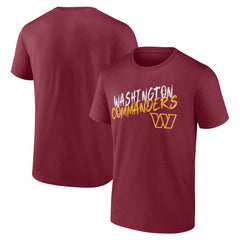 Washington Commanders Hustle T-Shirt - Burgundy on sale