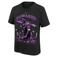 Anthony Edwards Minnesota Timberwolves Youth City Edition Player T-Shirt - Black shop