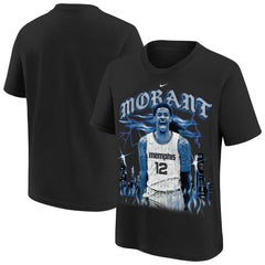Ja Morant Memphis Grizzlies Youth City Edition Player T-Shirt - Black discount