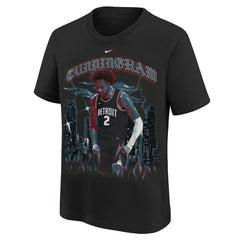 Cade Cunningham Detroit Pistons Youth City Edition Player T-Shirt sale - Black cheap