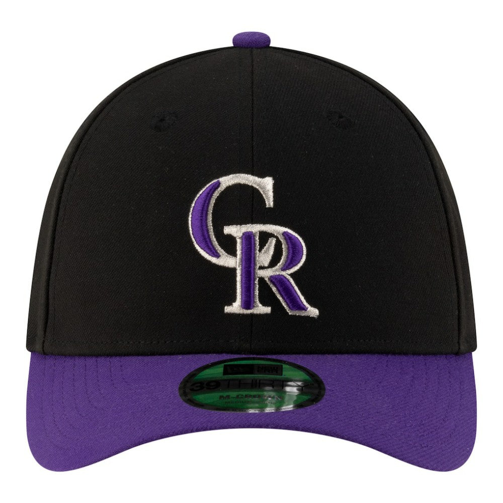 Colorado Rockies Alternate Player Replica 39THIRTY M-Crown Flex Hat Black