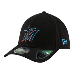 Miami Marlins Player Replica 39THIRTY M-Crown Flex Hat Black