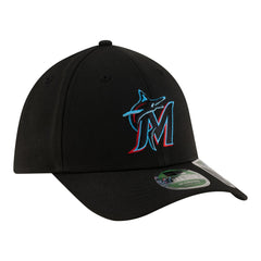 Miami Marlins Player Replica 39THIRTY M-Crown Flex Hat Black