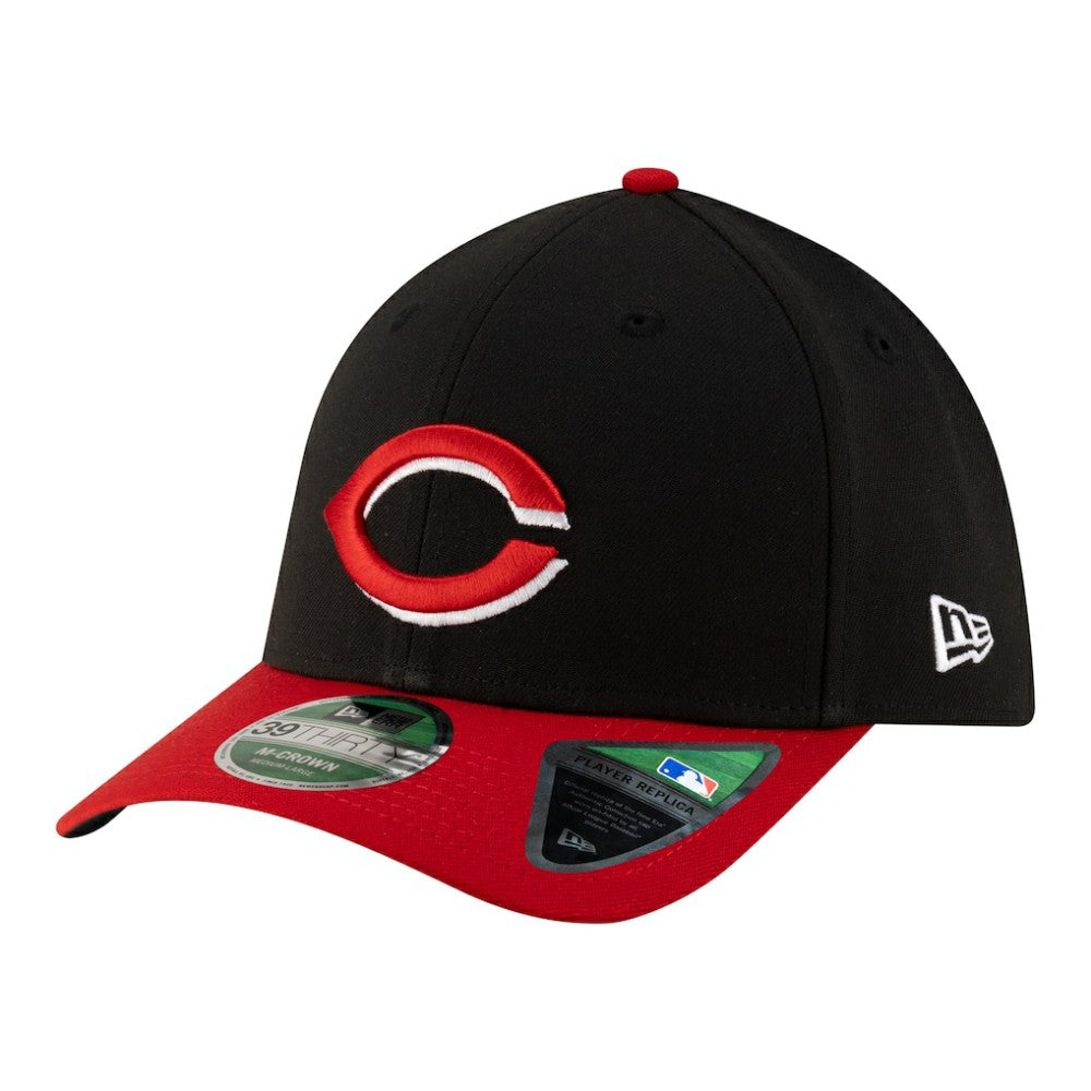 Cincinnati Reds Player Replica 39THIRTY M-Crown Flex Hat Black
