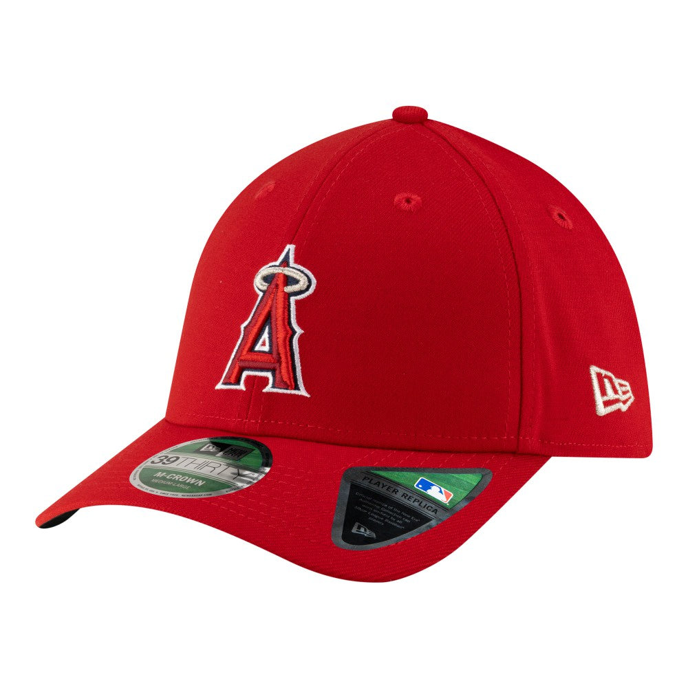 Los Angeles Angels Player Replica 39THIRTY M-Crown Flex Hat Red