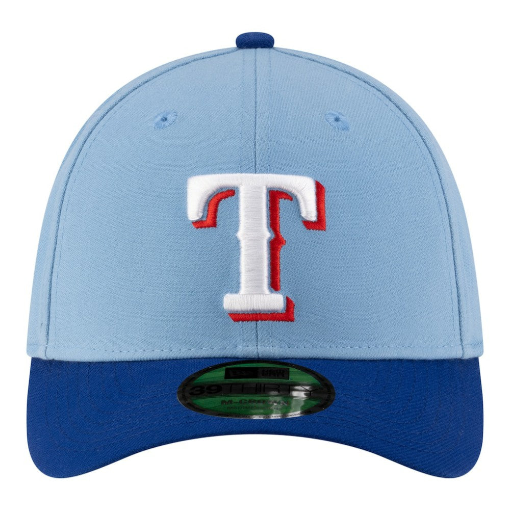 Texas Rangers Player Replica 39THIRTY M-Crown Flex Hat Light Blue