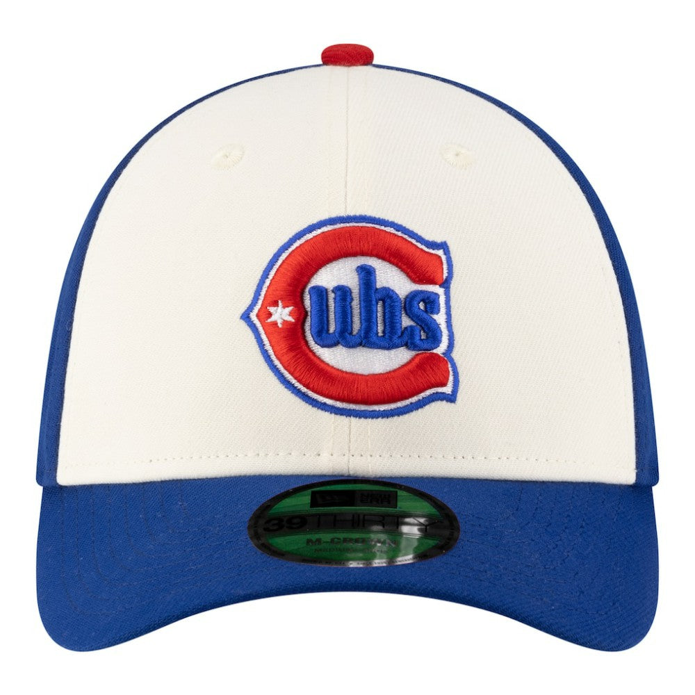 Chicago Cubs Player Replica 39THIRTY M-Crown Flex Hat White/Royal