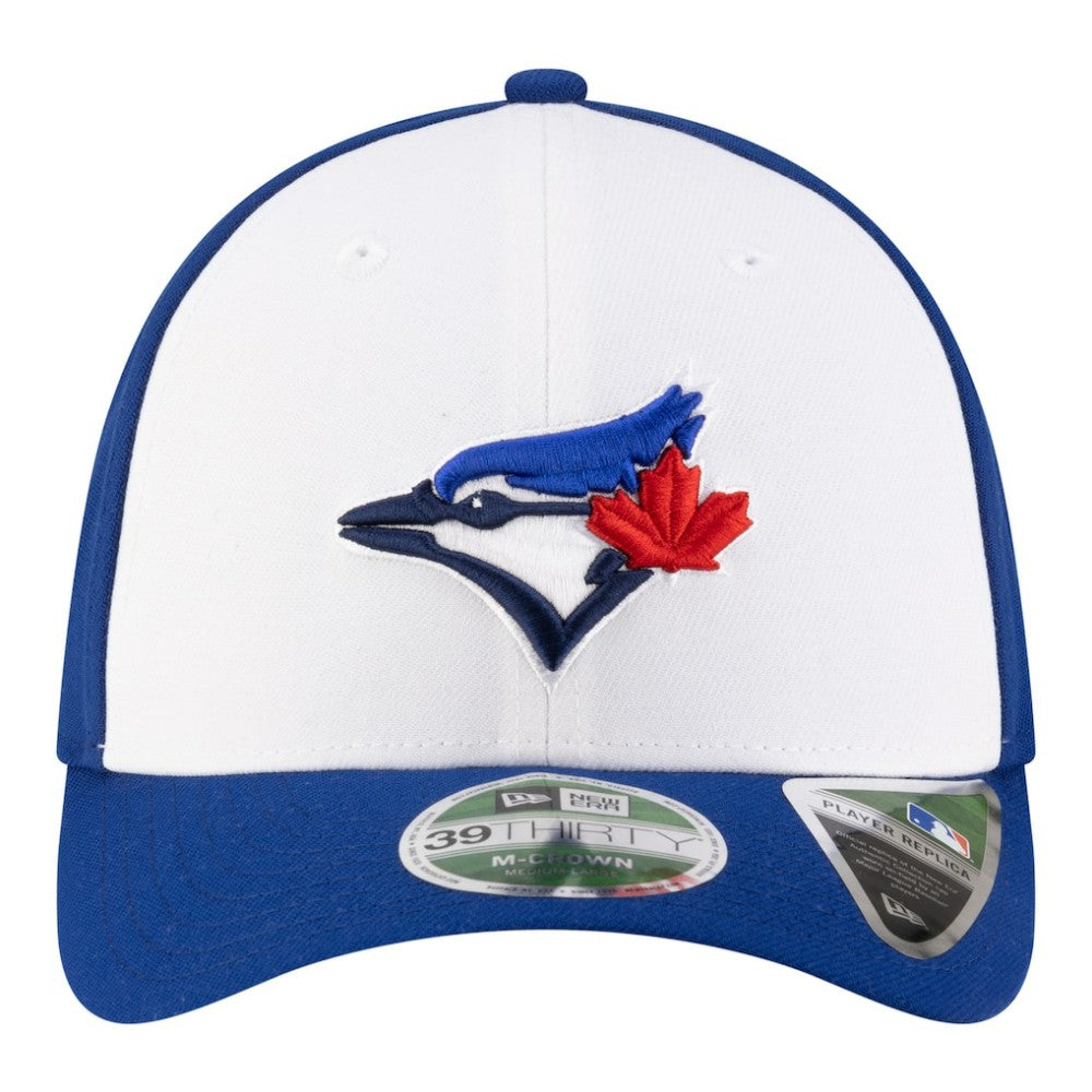 Toronto Blue Jays Player Replica 39THIRTY M-Crown Flex Hat White/Royal