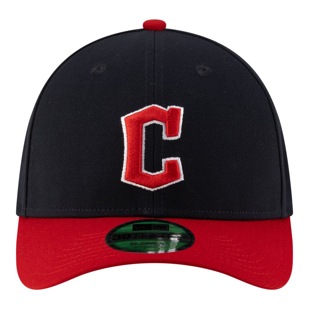 Cleveland Guardians Player Replica 39THIRTY M-Crown Flex Hat Navy