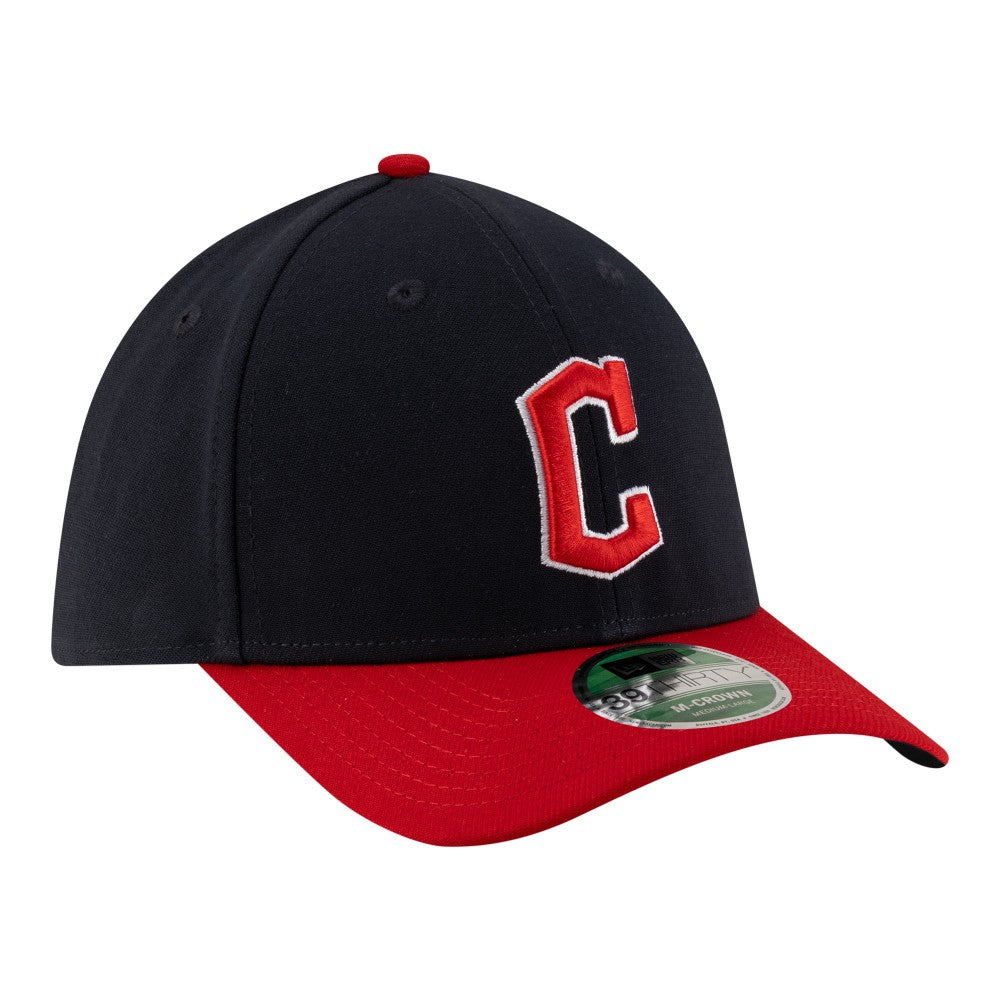 Cleveland Guardians Player Replica 39THIRTY M-Crown Flex Hat Navy
