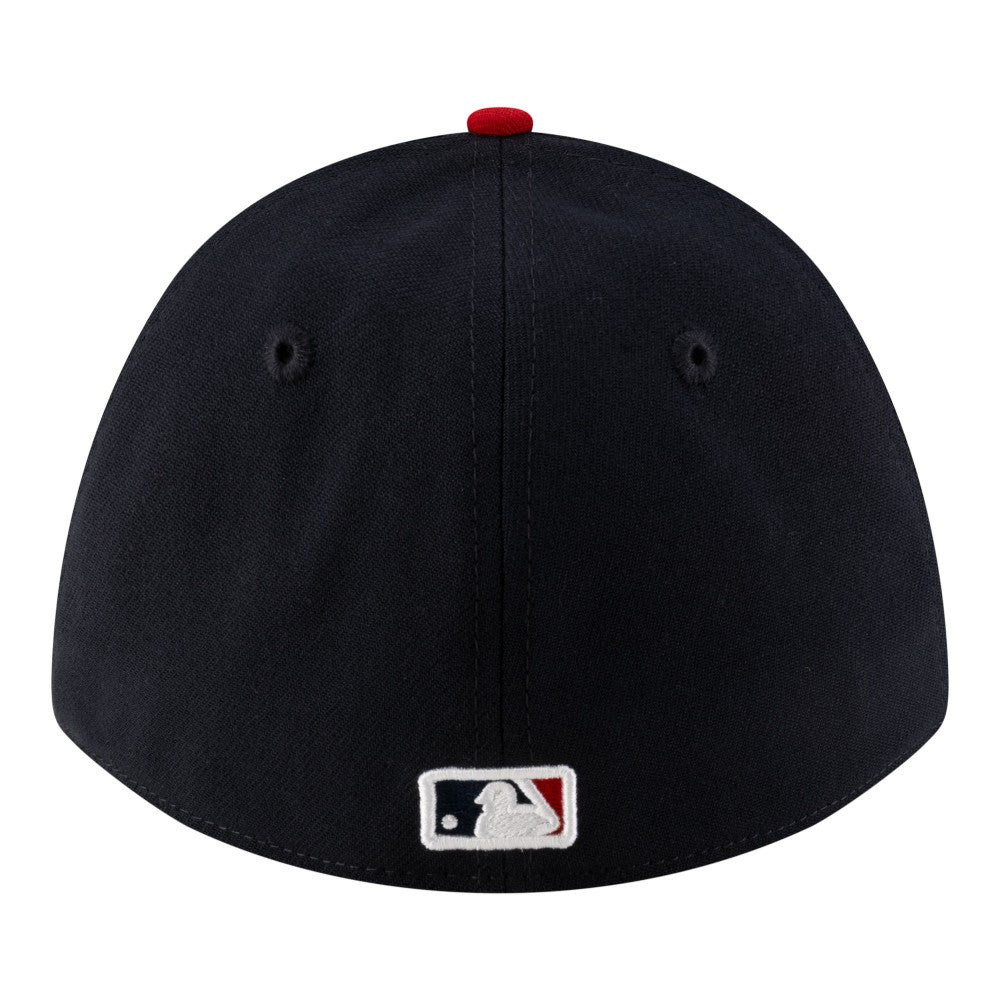 Cleveland Guardians Player Replica 39THIRTY M-Crown Flex Hat Navy