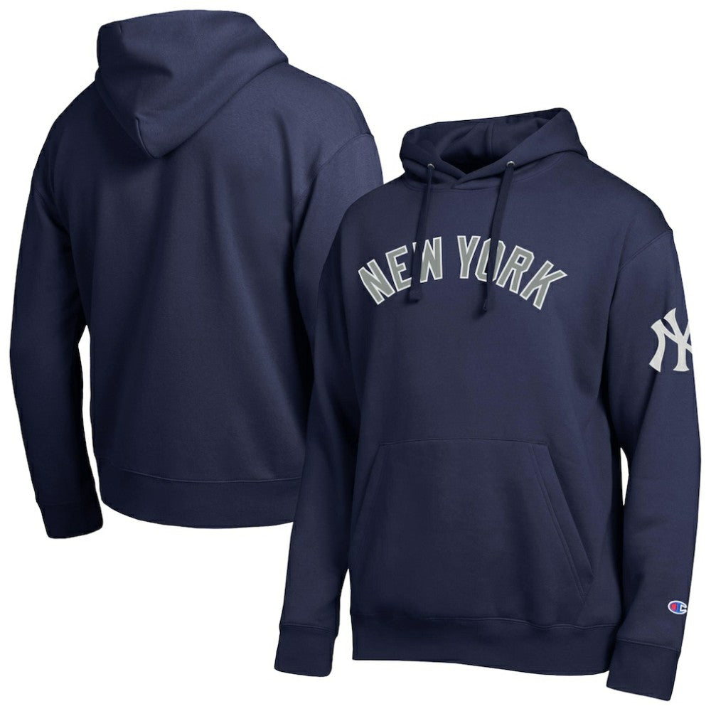 New York Yankees Champion All Star Wordmark Hoodie Navy