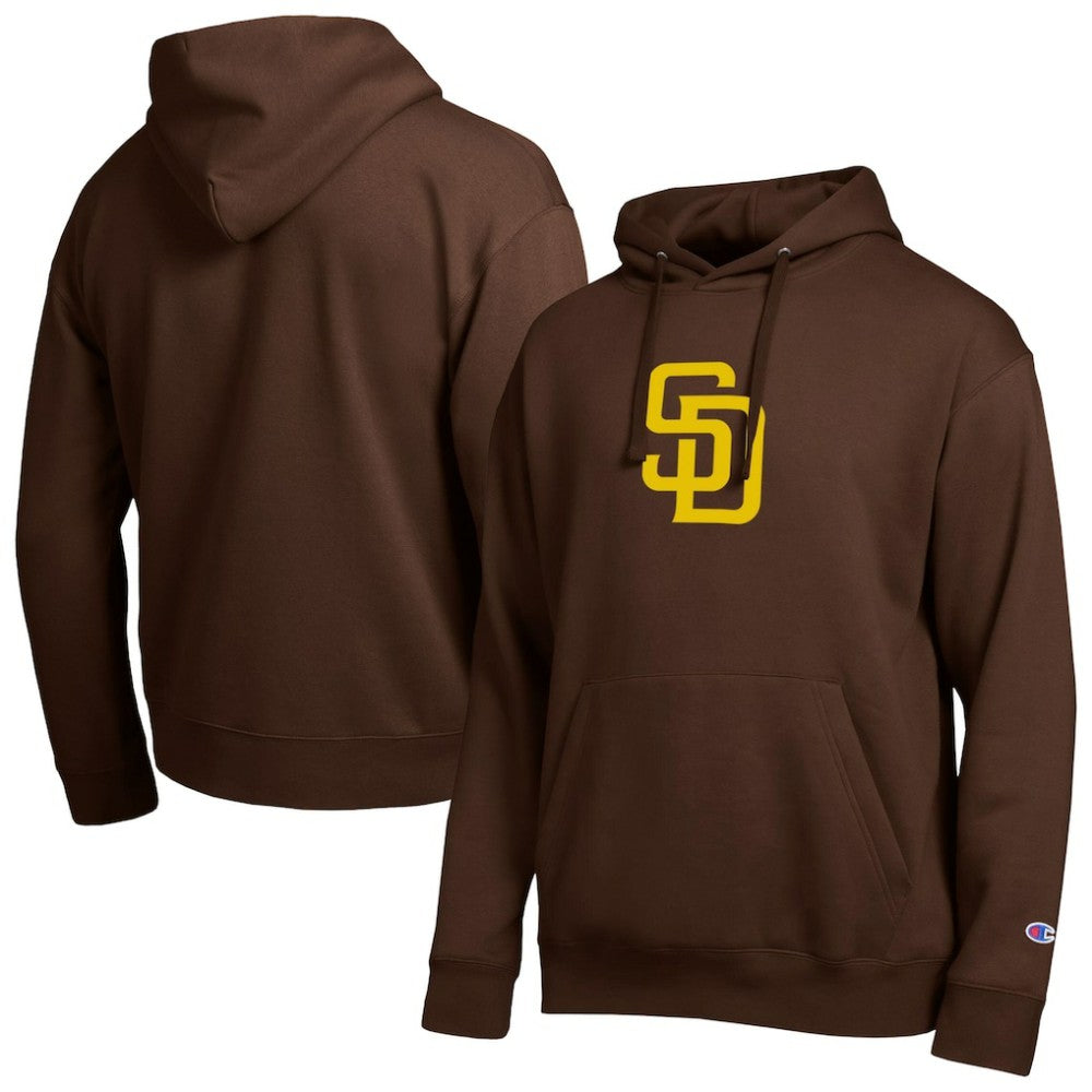 San Diego Padres Champion All Star Embroidered Logo Hoodie Brown