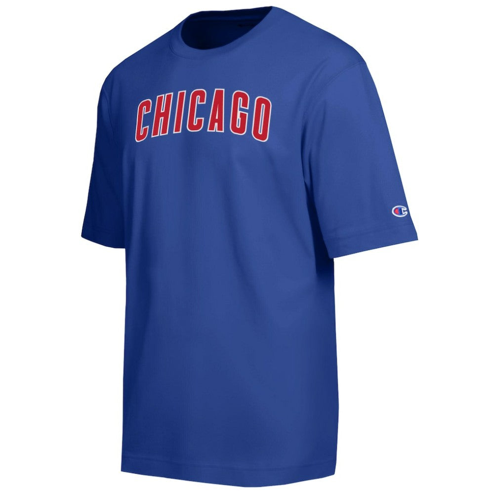 Chicago Cubs Champion All Star Chenille Wordmark T-Shirt Royal