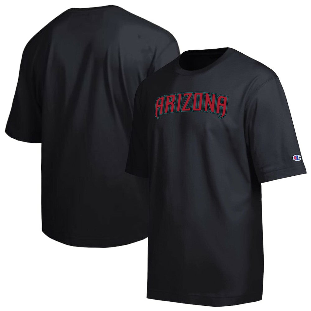 Arizona Diamondbacks Champion All Star Chenille Wordmark T-Shirt Black