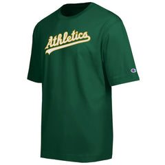 Athletics Champion All Star Chenille Wordmark T-Shirt Green