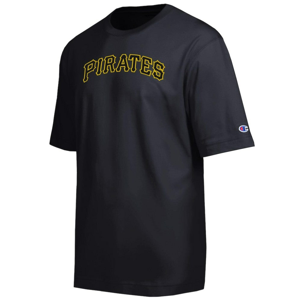 Pittsburgh Pirates Champion All Star Chenille Wordmark T-Shirt Black