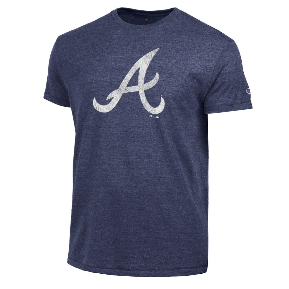 Atlanta Braves Champion Tri-Blend T-Shirt Navy