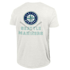 Seattle Mariners Champion Tri-Blend T-Shirt Heather White