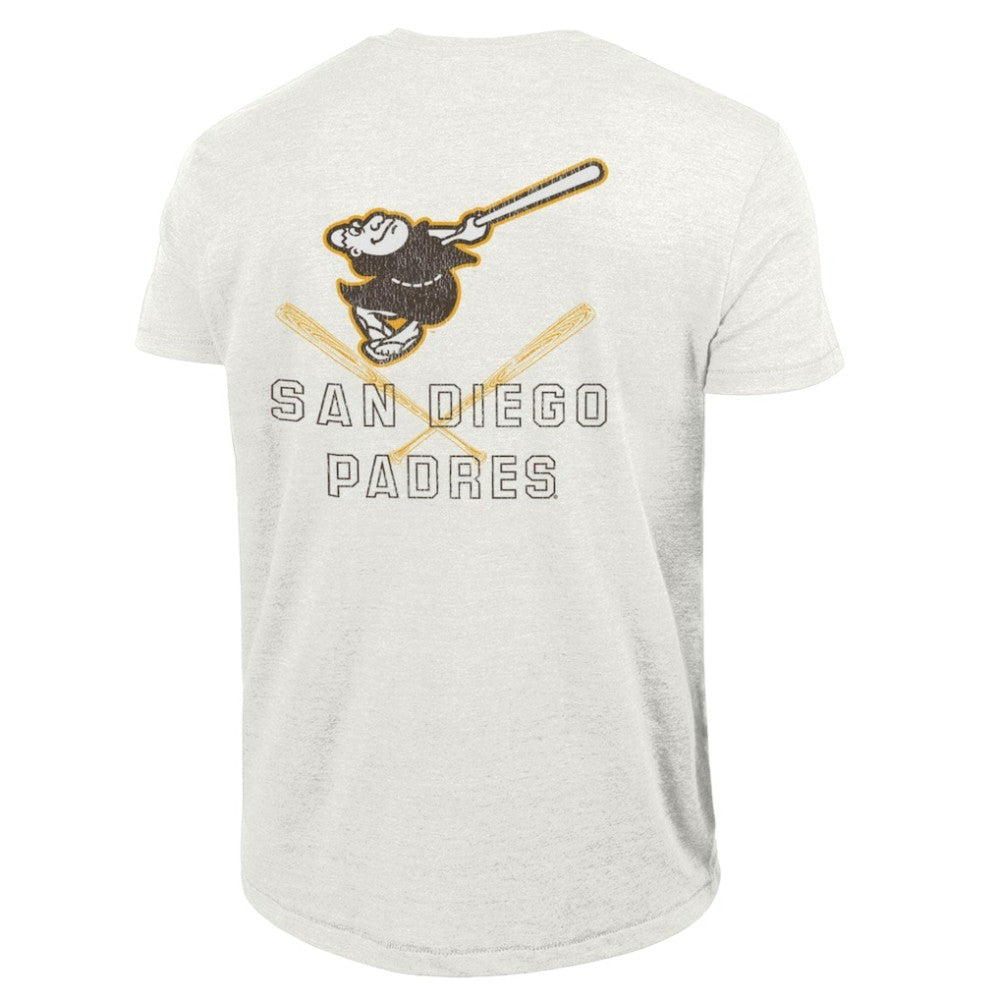 San Diego Padres Champion Tri-Blend T-Shirt Heather White