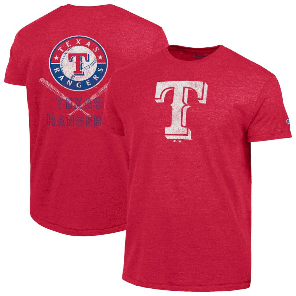 Texas Rangers Champion Tri-Blend T-Shirt Red