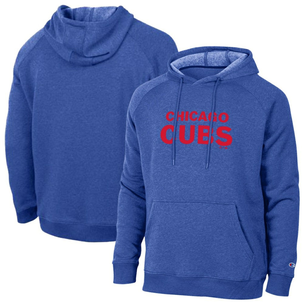 Chicago Cubs Champion Triumph Tri-Blend Raglan Hoodie Royal