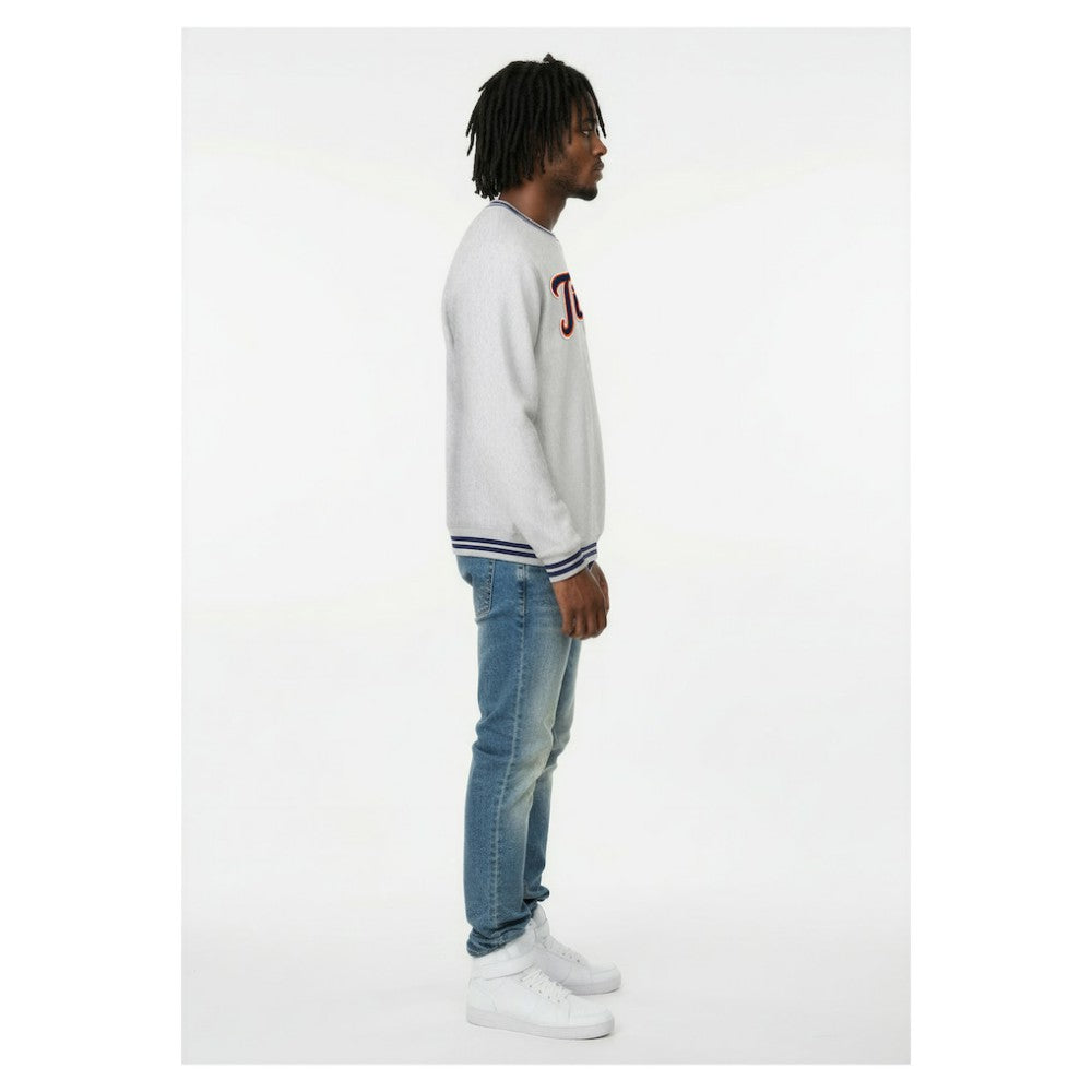 Detroit Tigers Champion Reverse Weave Sweatshirt Heather Gray