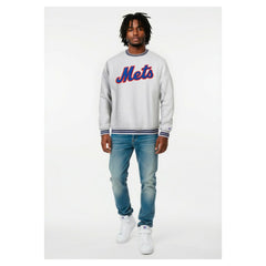 New York Mets Champion Reverse Weave Sweatshirt Heather Gray