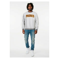 San Diego Padres Champion Reverse Weave Sweatshirt Heather Gray