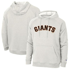 San Francisco Giants Champion Triumph Tri-Blend Raglan Hoodie Heathered Core Ultra Light Grey