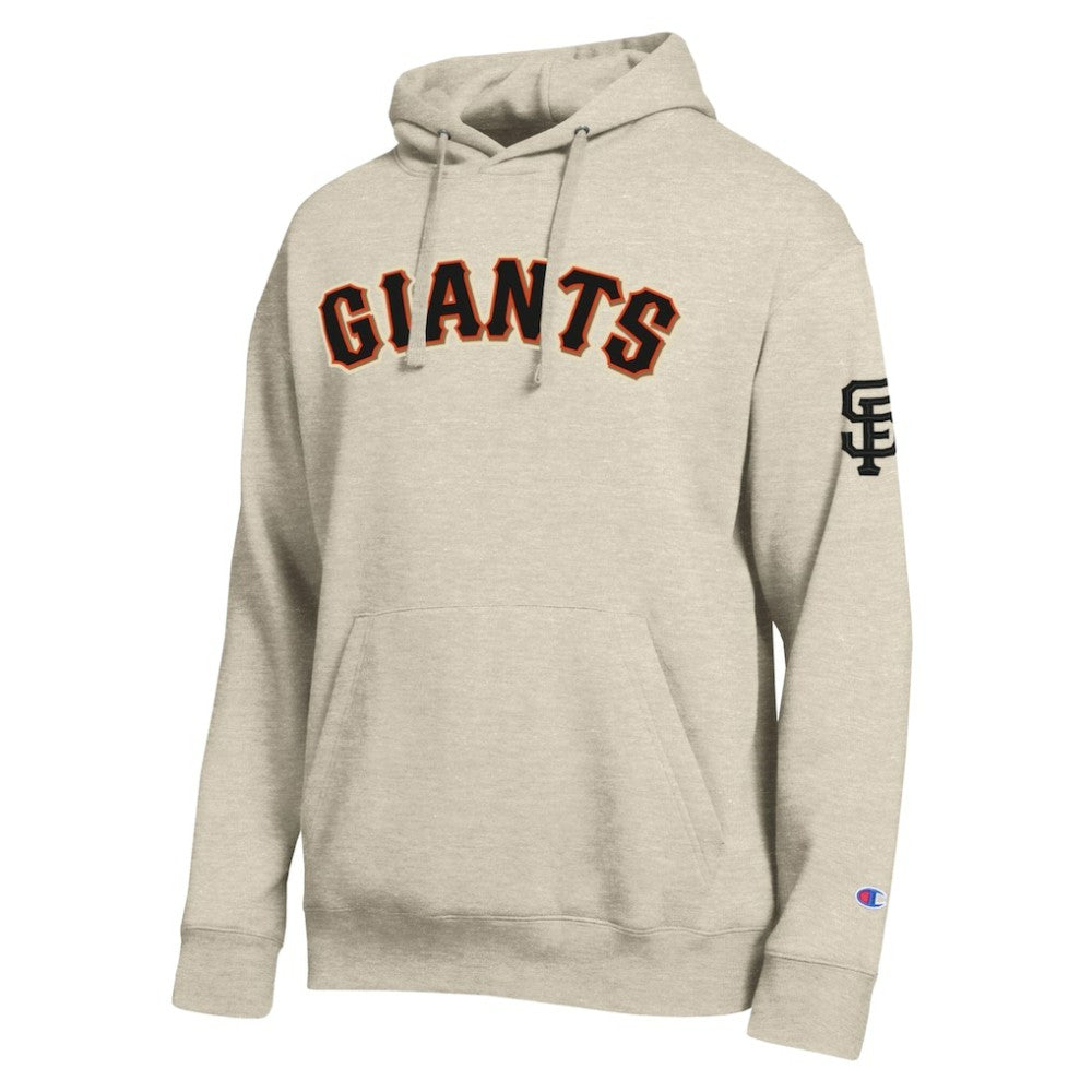 San Francisco Giants Champion All Star Chenille Patch Hoodie Oatmeal