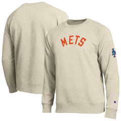 New York Mets Champion All-Star Soft Felt Sweatshirt Oatmeal