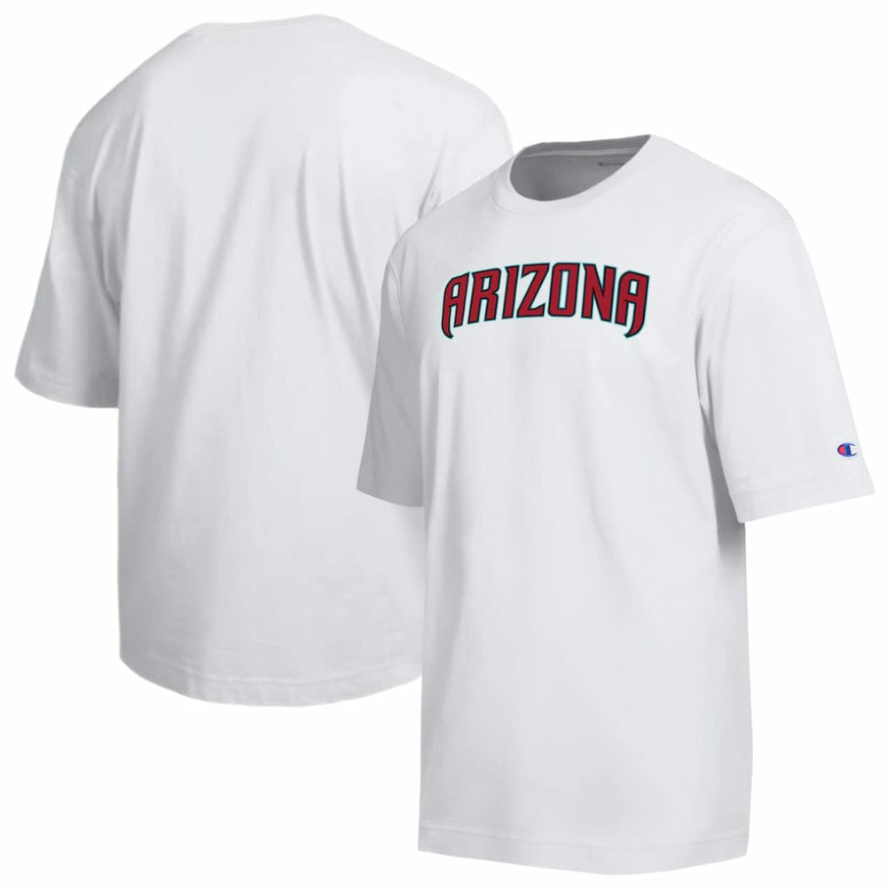 Arizona Diamondbacks Champion All Star Arched Chenille Wordmark T-Shirt White