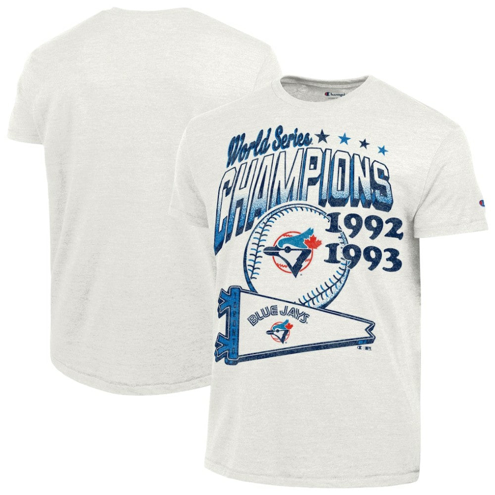Toronto Blue Jays Champion Winning Tradition Cooperstown Tri-Blend T-Shirt White