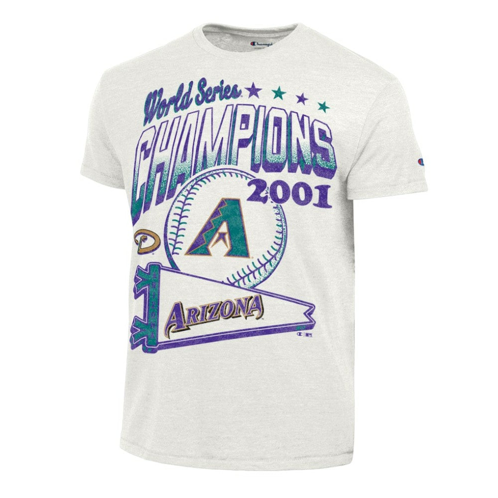 Arizona Diamondbacks Champion Winning Tradition Cooperstown Tri-Blend T-Shirt White