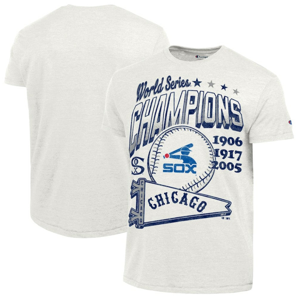Chicago White Sox Champion Winning Tradition Cooperstown Tri-Blend T-Shirt White