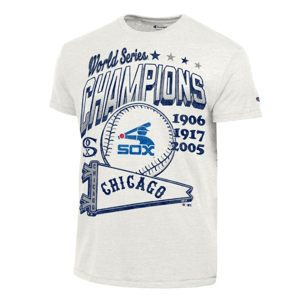 Chicago White Sox Champion Winning Tradition Cooperstown Tri-Blend T-Shirt White