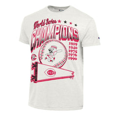 Cincinnati Reds Champion Winning Tradition Cooperstown Tri-Blend T-Shirt White